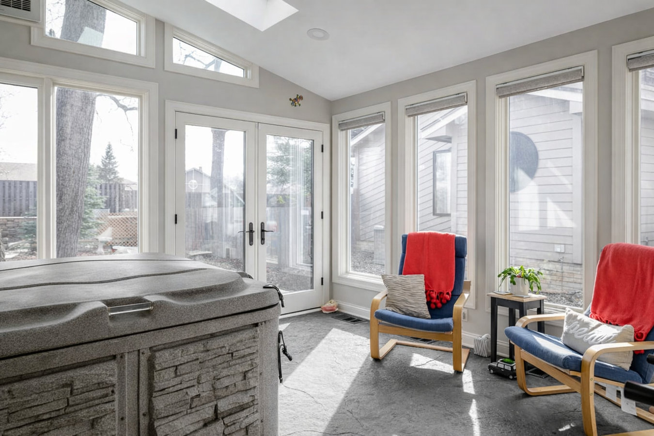 Patio-to-sunroom conversion in Fremont, CA